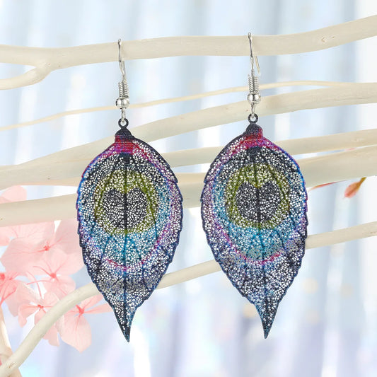 Retro Fashion Ethnic Style Round Iron No Inlaid Earrings