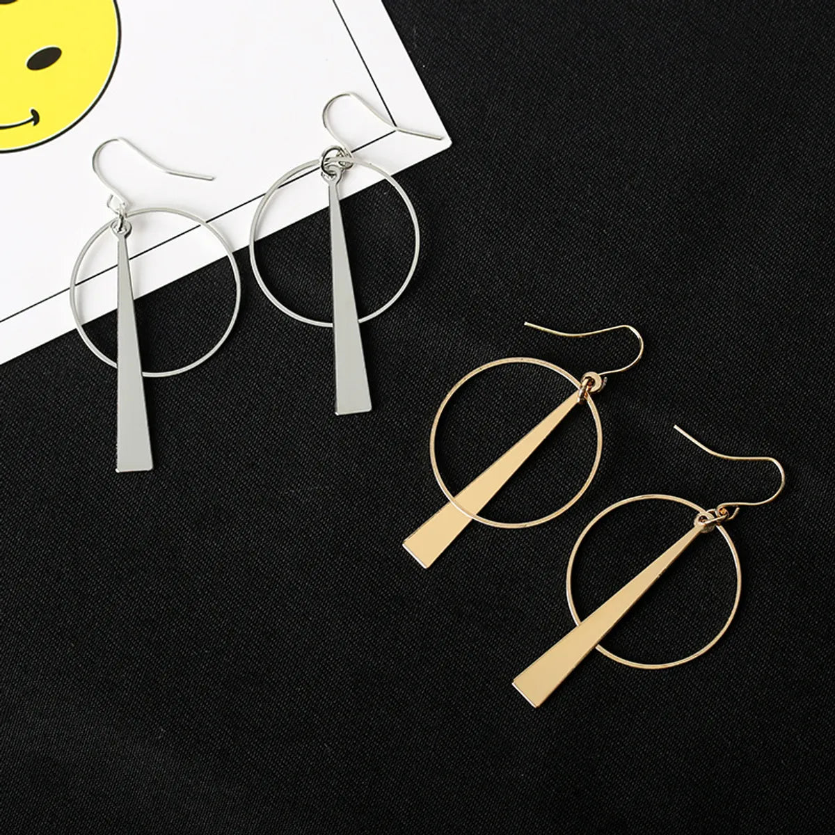 Fashion Geometric Plating Alloy No Inlaid Earrings