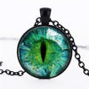 Fashion Eye Alloy Plating Unisex Pendant Necklace