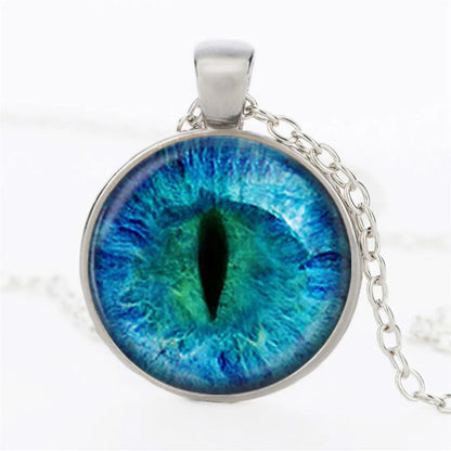 Fashion Eye Alloy Plating Unisex Pendant Necklace