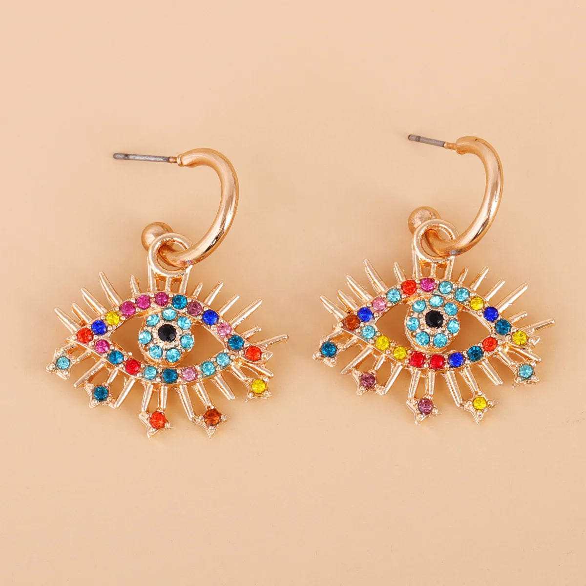 Fashion Eye Diamond Earrings