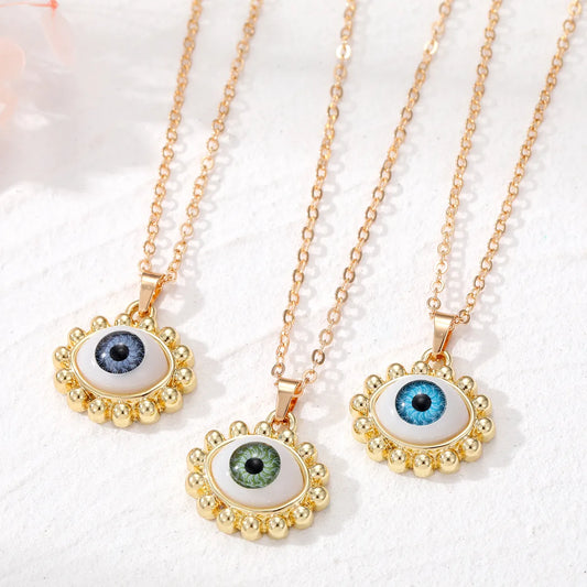 Fashion Eye Flower Alloy Unisex 1 Piece