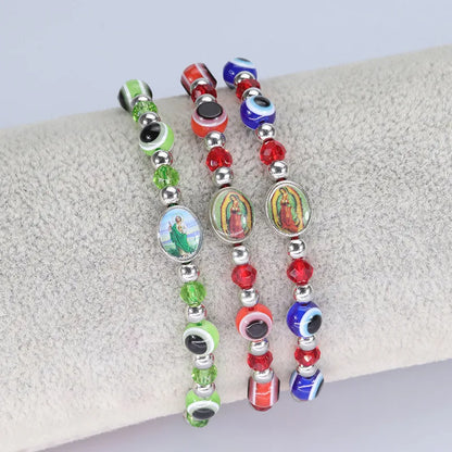 Fashion Eye Resin Knitting Unisex Bracelets 1 Piece