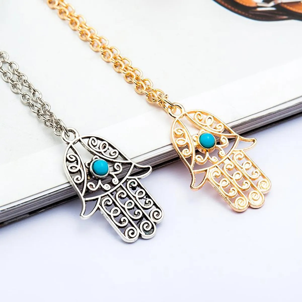 Fashion Geometric Alloy Plating Women'S Necklace