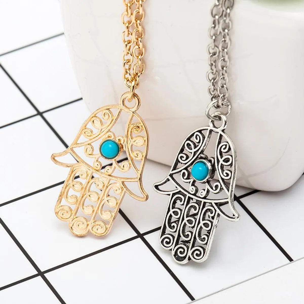 Fashion Geometric Alloy Plating Women'S Necklace