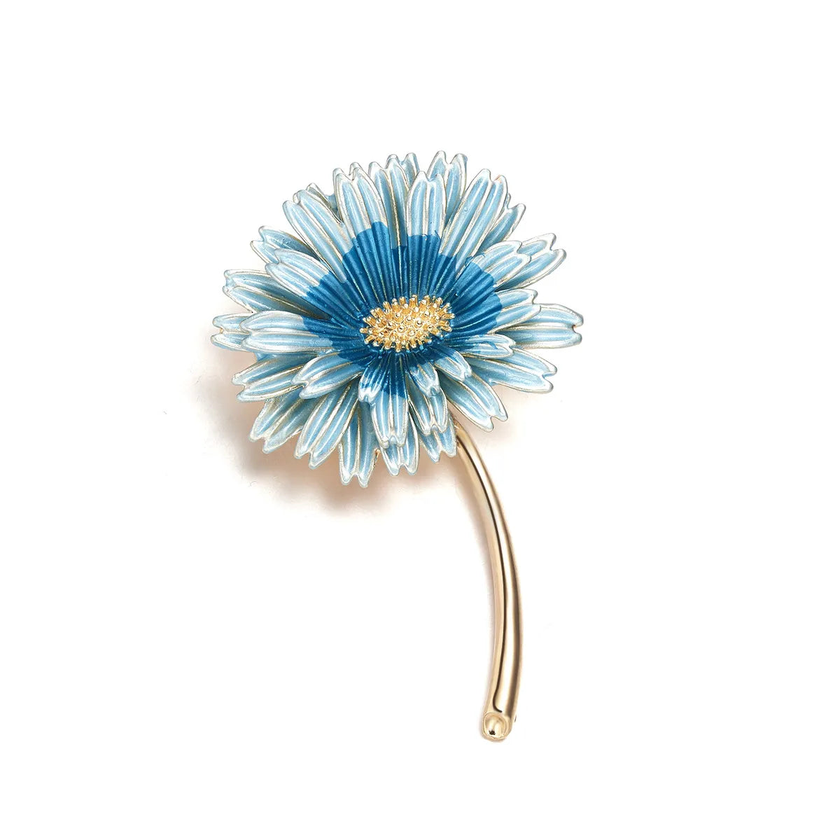 Fashion Flower Alloy Enamel Stoving Varnish Inlay Pearl Unisex Brooches