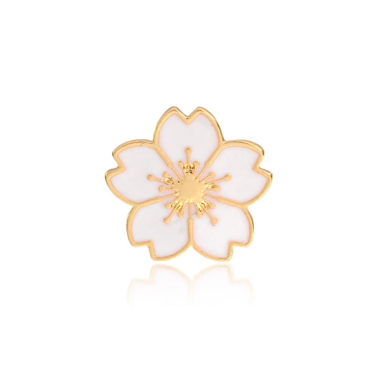 Fashion Flower Alloy Enamel Stoving Varnish Women'S Brooches