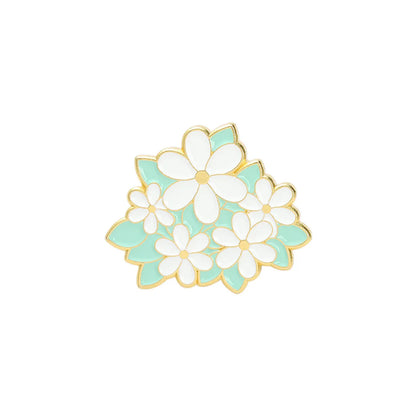 Fashion Flower Alloy Enamel Stoving Varnish Women'S Brooches