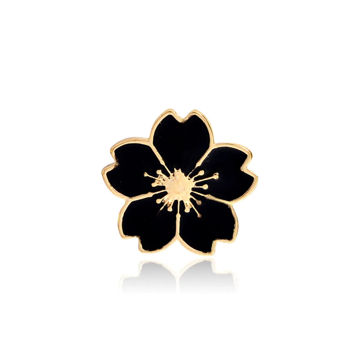 Fashion Flower Alloy Enamel Stoving Varnish Women'S Brooches