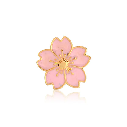 Fashion Flower Alloy Enamel Stoving Varnish Women'S Brooches