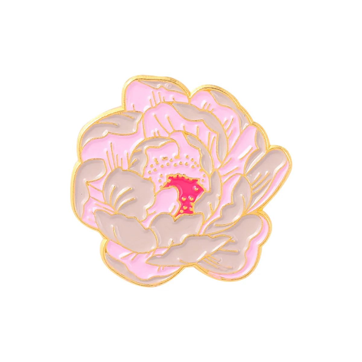 Fashion Flower Alloy Enamel Stoving Varnish Women'S Brooches