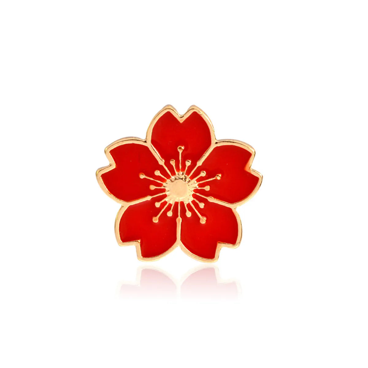 Fashion Flower Alloy Enamel Stoving Varnish Women'S Brooches