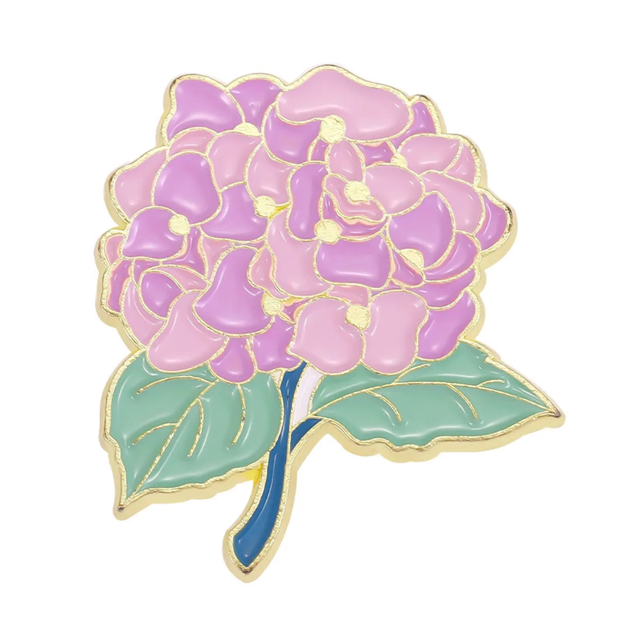 Fashion Flower Alloy Enamel Stoving Varnish Women'S Brooches