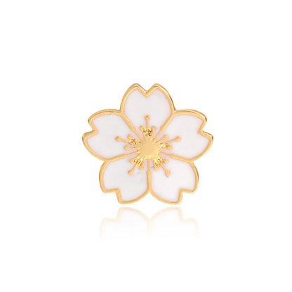 Fashion Flower Alloy Enamel Women'S Brooches