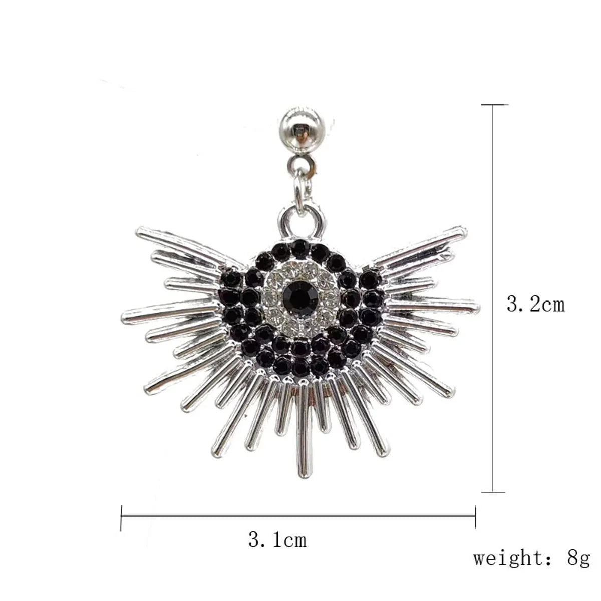 Fashion Flower Alloy Inlay Rhinestones Women's Earrings Necklace