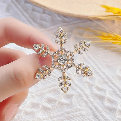 Fashion Flower Alloy Plating Inlay Artificial Gemstones Pearl Women'S Brooches