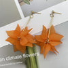 Fashion Flower Alloy Women'S Drop Earrings 1 Pair