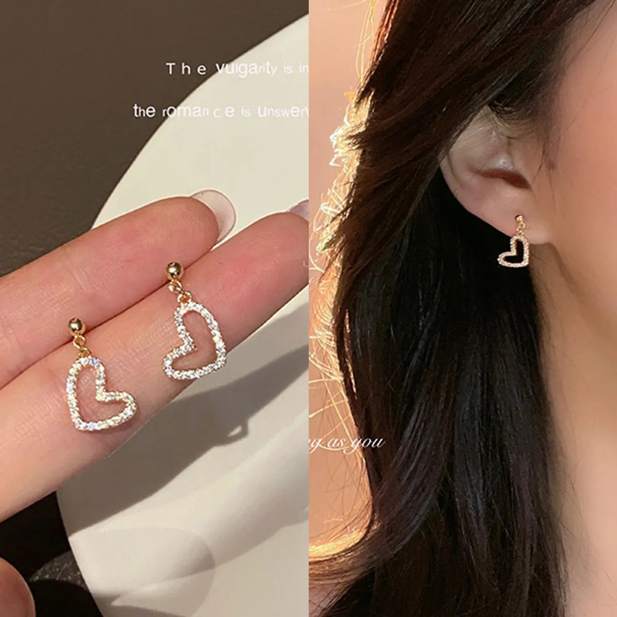 Fashion Flower Bow Knot Alloy Plating Inlay Artificial Gemstones Women'S Drop Earrings 1 Pair