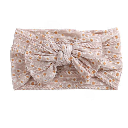 Fashion Flower Bow Knot Watermelon Nylon Printing Hair Band 1 Piece