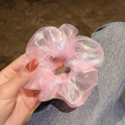 Women'S Fashion Flower Butterfly Organza Hair Tie