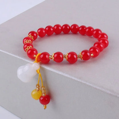 Fashion Flower Glass Beaded Women'S Bracelets 1 Piece