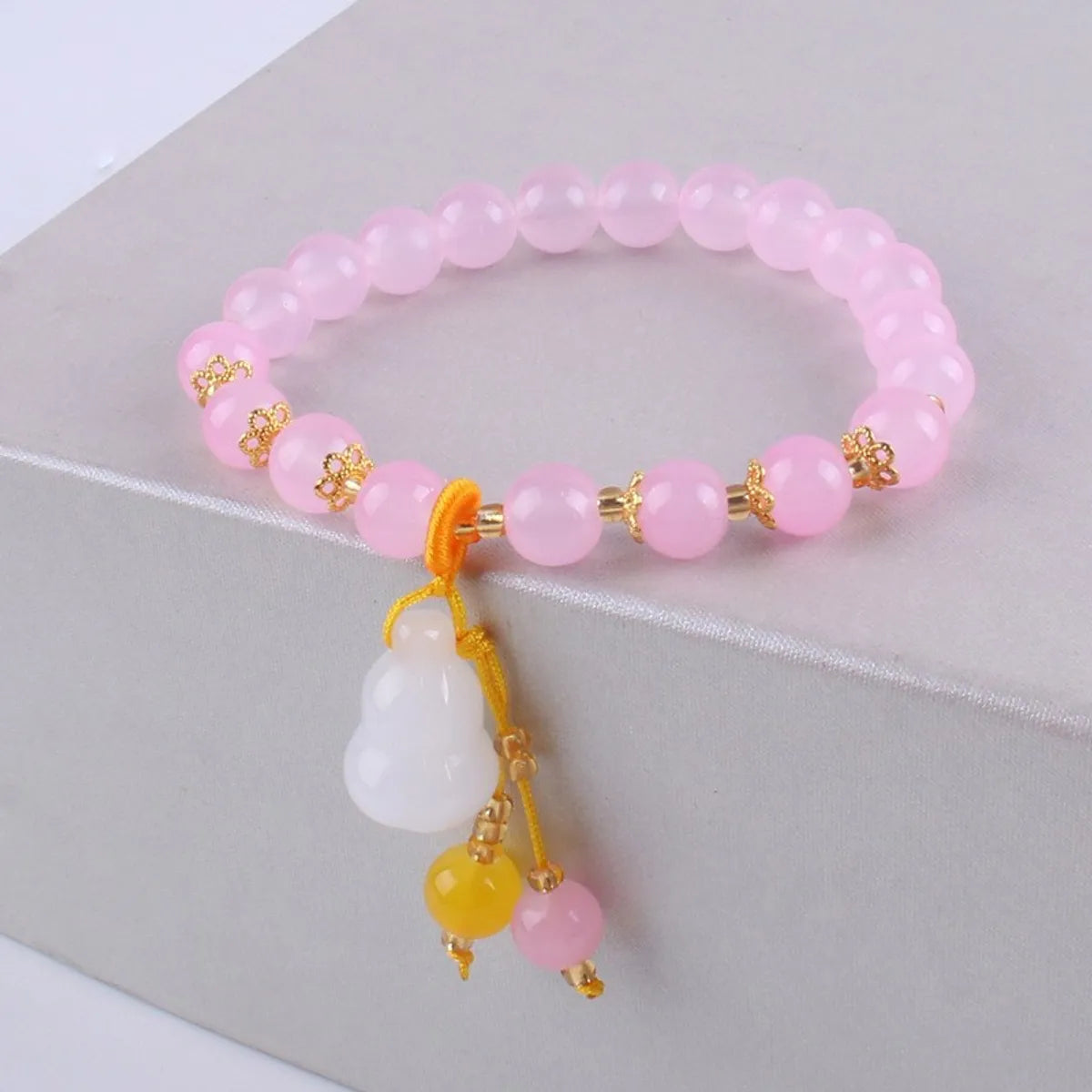 Fashion Flower Glass Beaded Women'S Bracelets 1 Piece