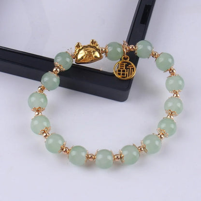 Fashion Flower Glass Beaded Women'S Bracelets 1 Piece