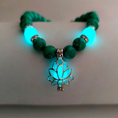 Fashion Flower Natural Stone Turquoise Bracelets 1 Piece