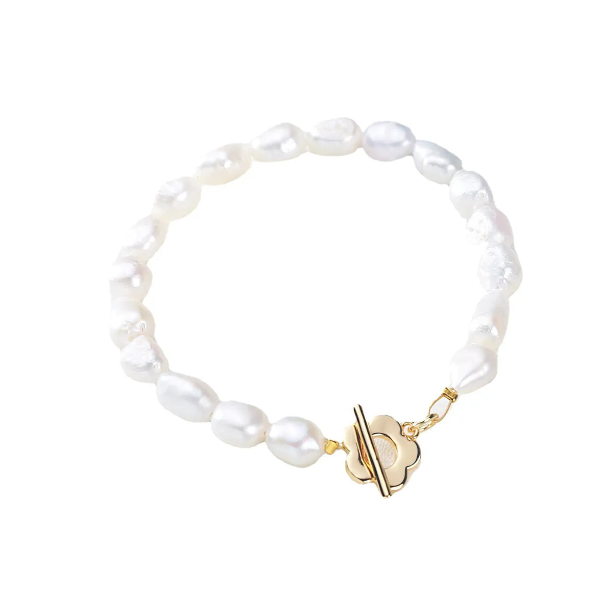 Fashion Flower Pearl Bracelets 1 Piece