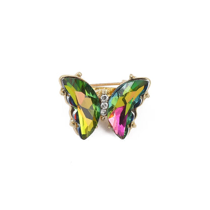 Fashion Four Leaf Clover Butterfly Bird Alloy Inlay Rhinestones Women'S Brooches