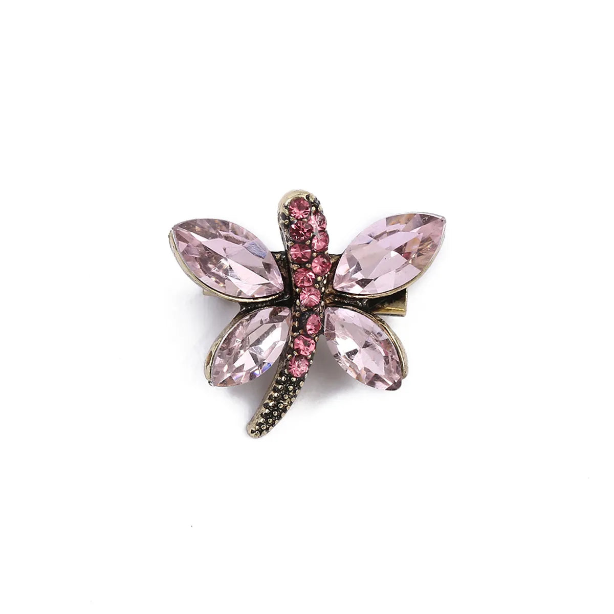 Fashion Four Leaf Clover Butterfly Bird Alloy Inlay Rhinestones Women'S Brooches