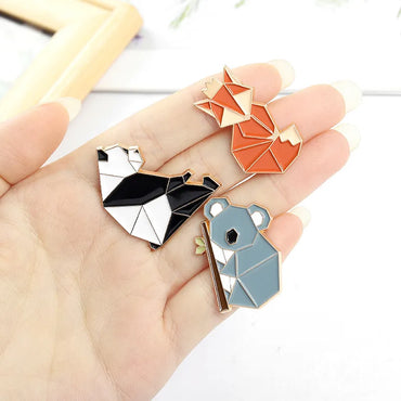 Fashion Fox Alloy Plating Unisex Brooches