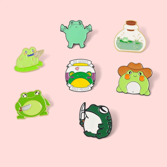 Fashion Frog Alloy Plating Unisex Brooches