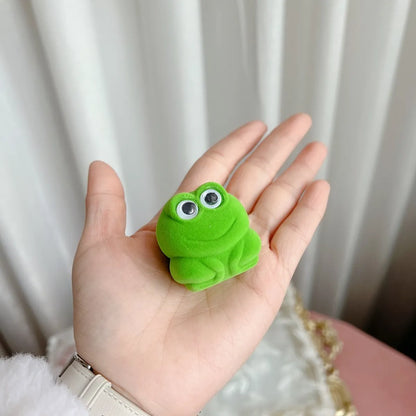 Fashion Frog Plastic Jewelry Boxes 1 Piece