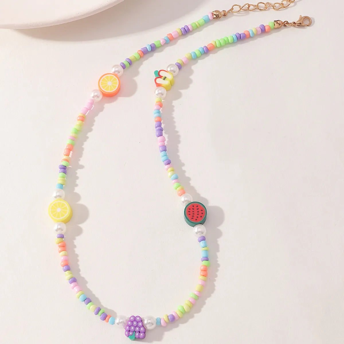 Fashion Fruit Miyuki Beads Children's Necklace Wholesale