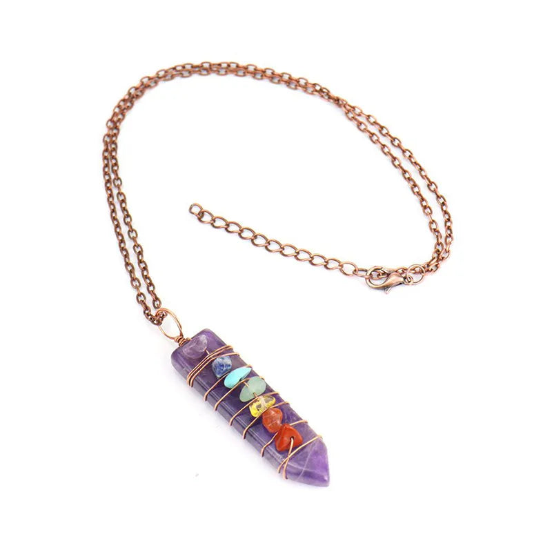 Fashion Geometric Agate Beaded Pendant Necklace 1 Piece