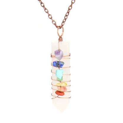 Fashion Geometric Agate Beaded Pendant Necklace 1 Piece