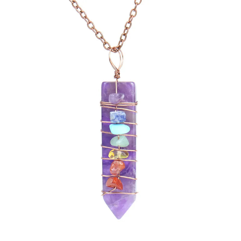 Fashion Geometric Agate Beaded Pendant Necklace 1 Piece