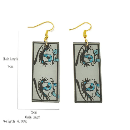 Streetwear Geometric Plating Alloy No Inlaid Earrings