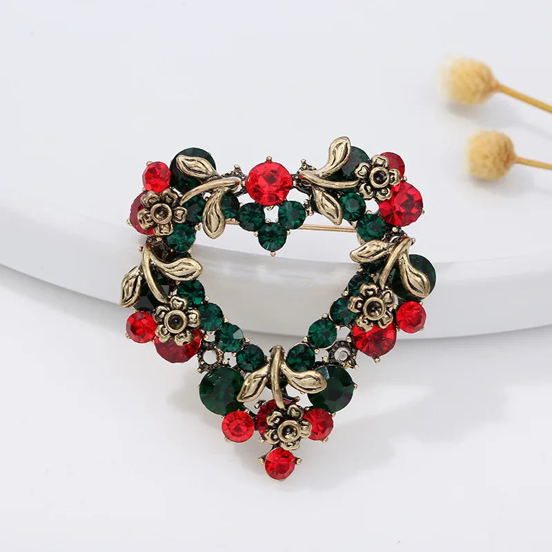 Fashion Geometric Alloy Enamel Rhinestones Unisex Brooches