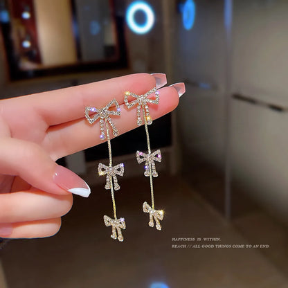 Fashion Geometric Alloy Plating Artificial Gemstones Women's Earrings 1 Pair