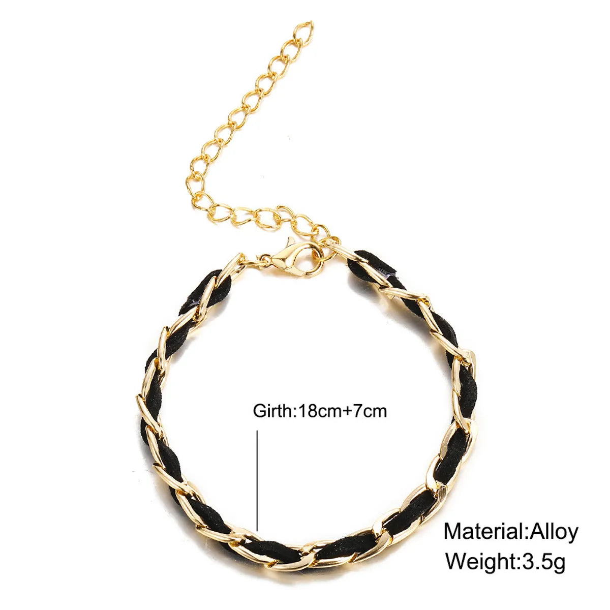 Fashion Geometric Alloy Plating Bracelets