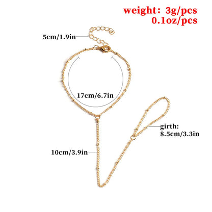 Fashion Geometric Alloy Plating Bracelets