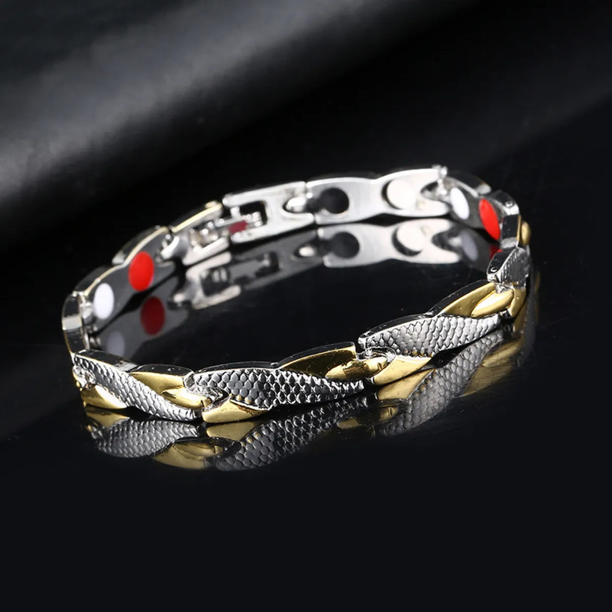 Fashion Geometric Alloy Plating Men'S Bracelets