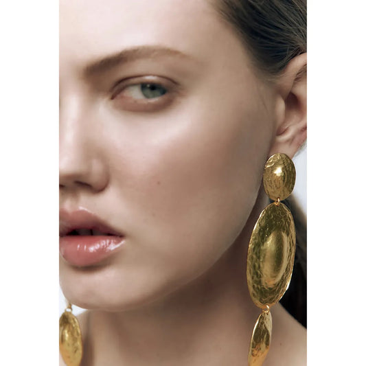 Fashion Geometric Alloy Plating Women's Drop Earrings 1 Pair