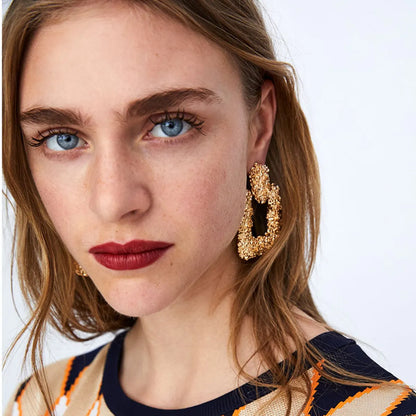 Fashion Geometric Alloy Plating Women's Drop Earrings 1 Pair