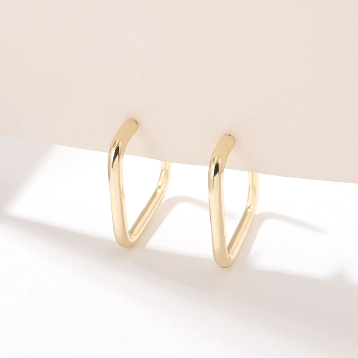 Fashion Geometric Alloy Plating Women's Ear Studs 1 Pair