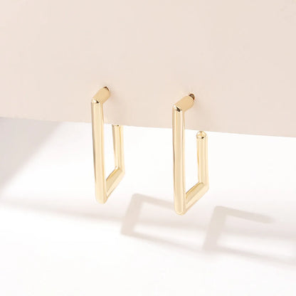 Fashion Geometric Alloy Plating Women's Ear Studs 1 Pair