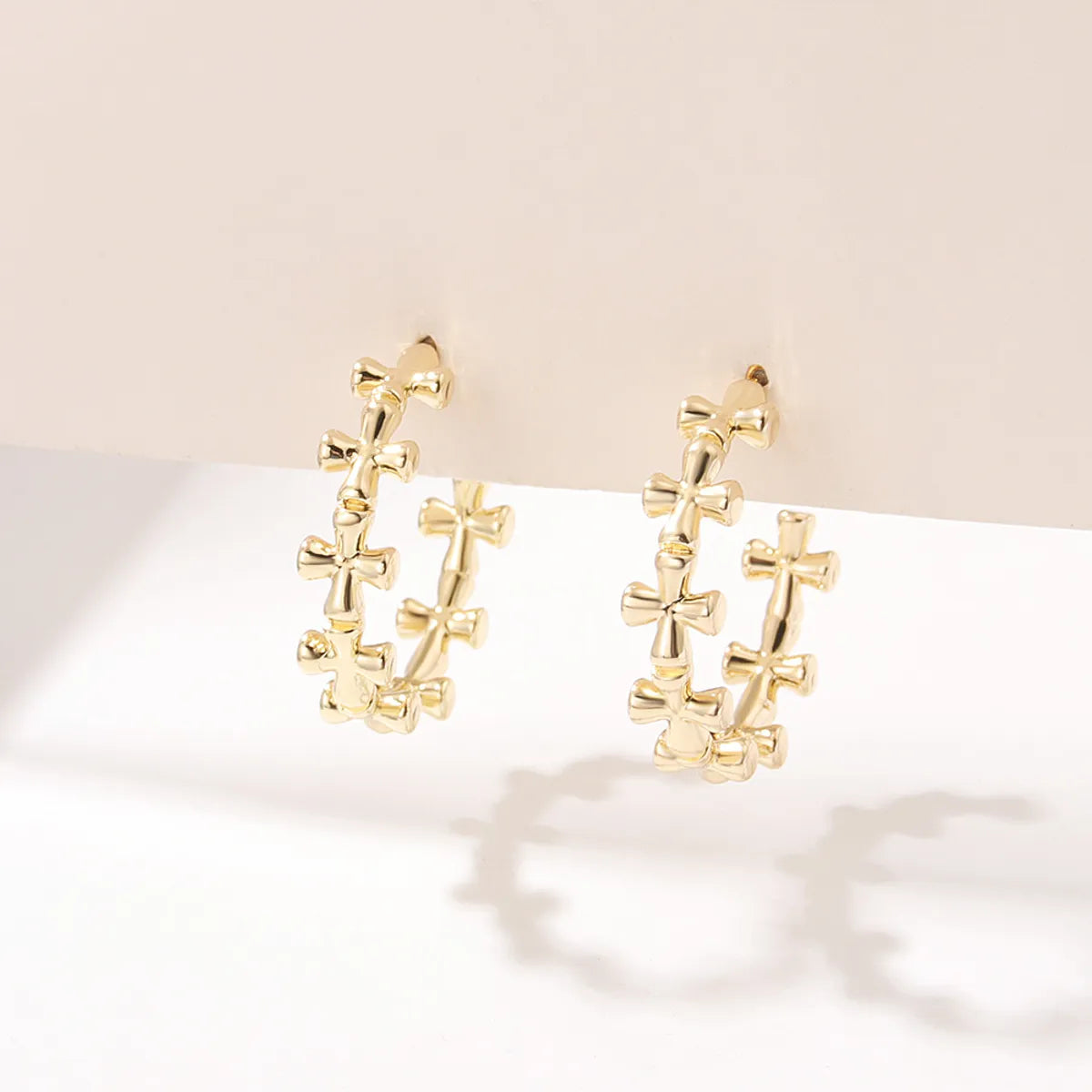 Fashion Geometric Alloy Plating Women's Ear Studs 1 Pair