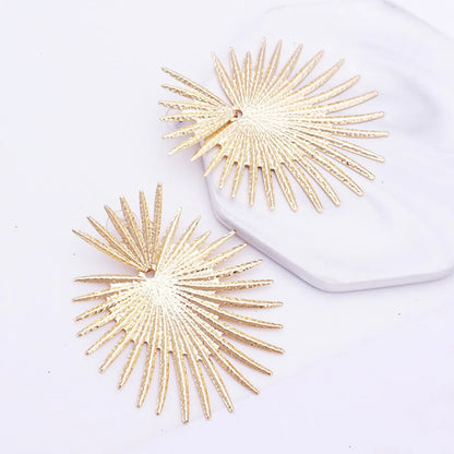 Fashion Geometric Alloy Plating Women's Earrings